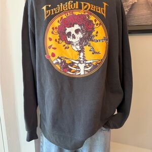 LG Black Long Sleeve Tee with Vibrant Graphic Art